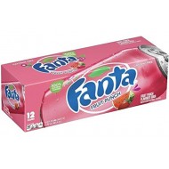 Fanta Fruit Punch Can Soda 355 Ml (Pack Of 24 Cans ) American Import Usa Soda